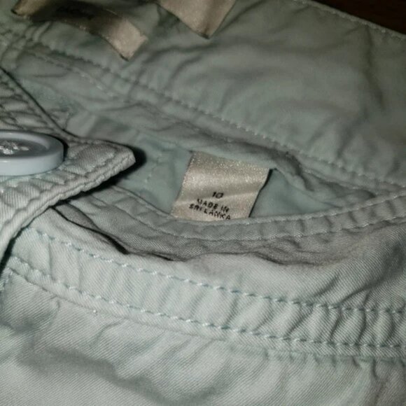 Liz Claiborne blue cotton capris pants size 10 - Picture 6 of 7